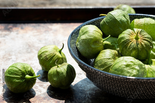 Tomatillos (green tomatoes, Mexico) photo