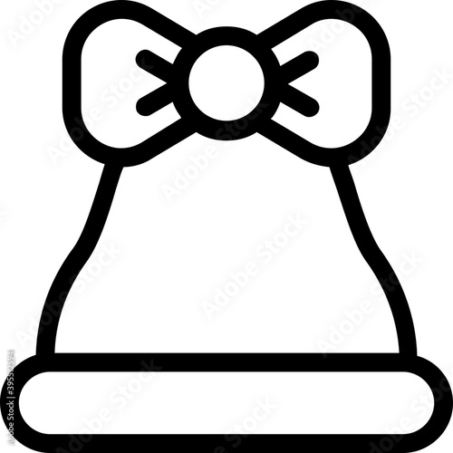 
Christmas Bell Flat Vector Icon
