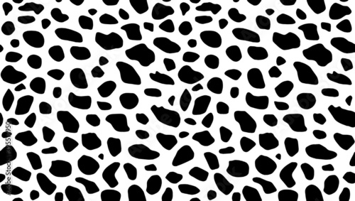 An Abstract Illustration of a Dalmatian Pattern