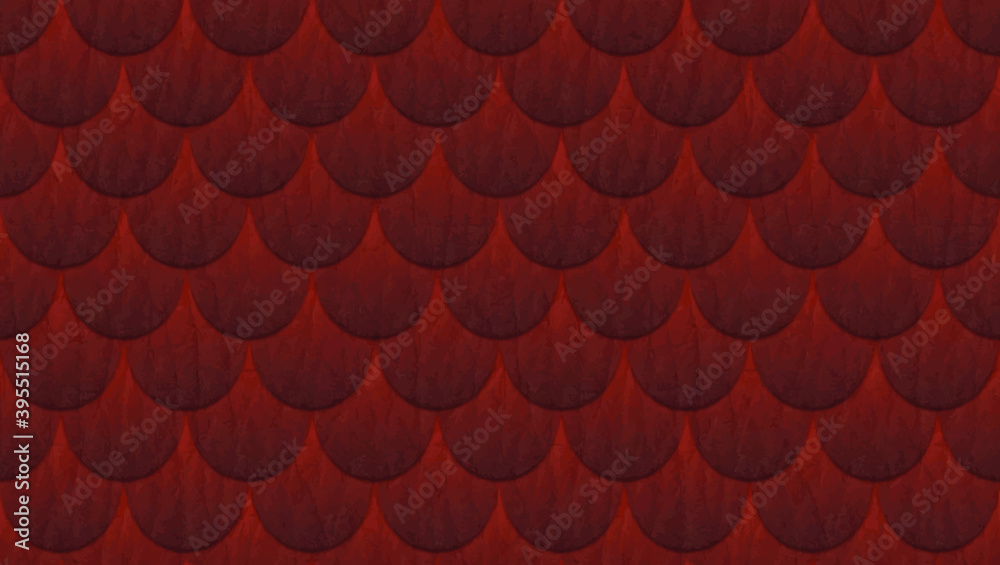 An Abstract Illustration of Red Dragon Scales Pattern An Abstract Illustration of Red Dragon Scales Pattern