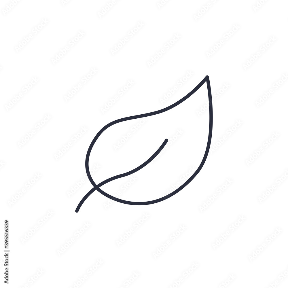Leaf icon isolated on white background. Plant symbol modern, simple, vector, icon for website design, mobile app, ui. Vector Illustration Leaf icon isolated on white background. Plant symbol modern, simple, vector, icon for website design, mobile app, ui. Vector Illustration