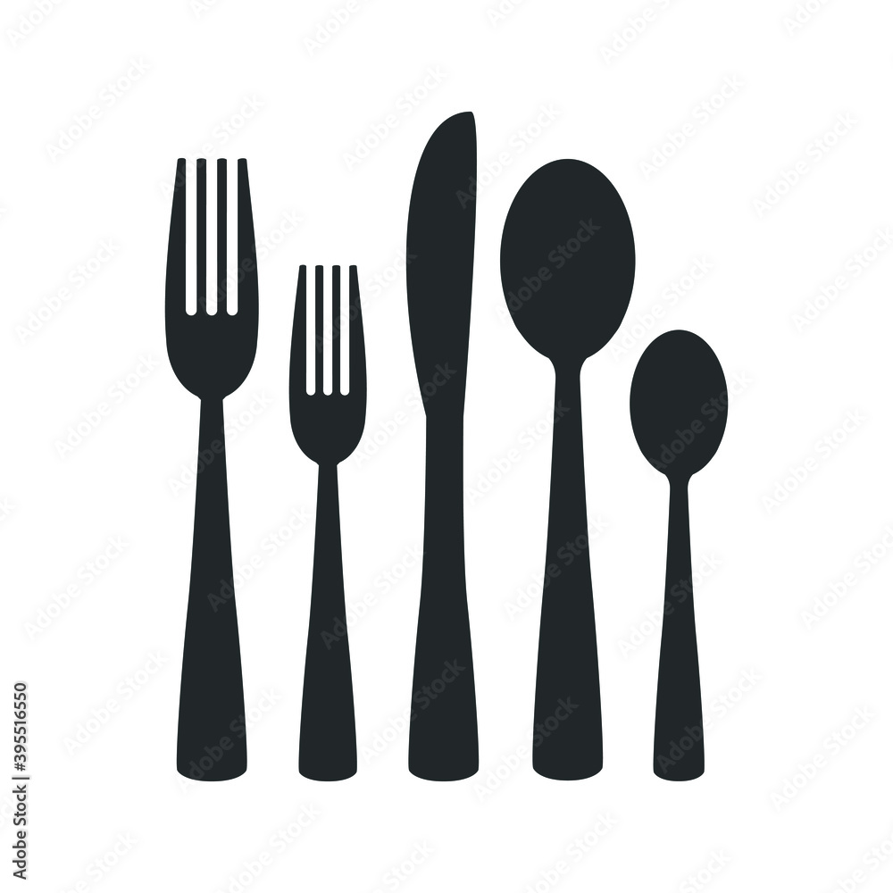 Restaurant sign vector icon. Fork, knife, spoon vector icon Restaurant sign vector icon. Fork, knife, spoon vector icon