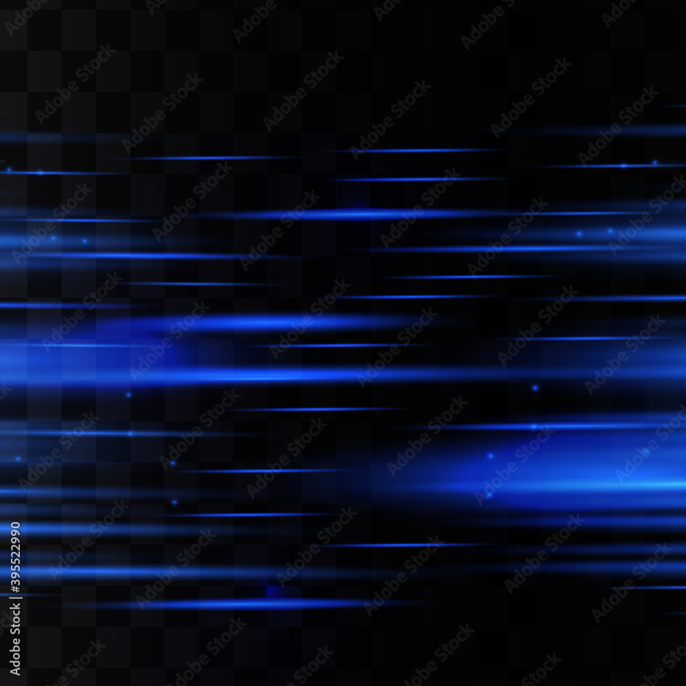 Blue horizontal lens flares pack. Laser beams, horizontal light rays.Beautiful light flares. Glowing streaks on dark background. Luminous abstract sparkling lined background. Blue horizontal lens flares pack. Laser beams, horizontal light rays.Beautiful light flares. Glowing streaks on dark background. Luminous abstract sparkling lined background.
