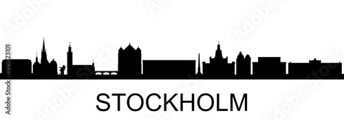 Stockholm  Schweden Skyline