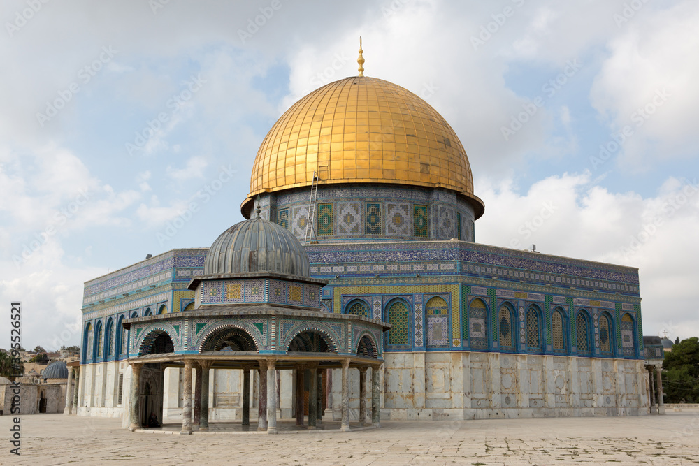 Obraz premium Dome of the rock in Jerusalem