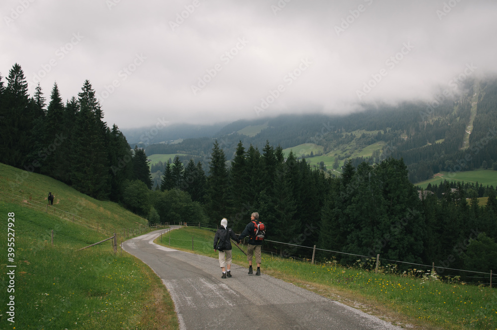 Hiking in Dachstein mountains (Dachsteingebirge) Hiking in Dachstein mountains (Dachsteingebirge)