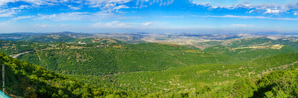 Panoramic view of the Upper Galilee