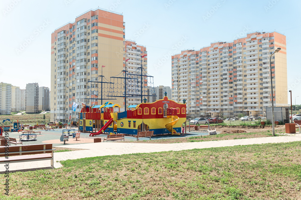 Obraz premium City life. City views. Urban exteriors, interiors and panoramas.