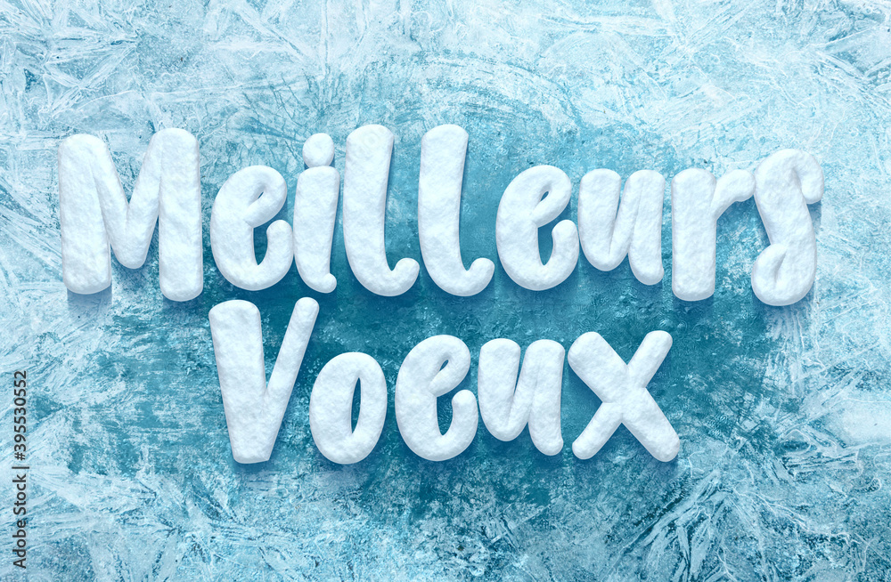 meilleurs voeux neige Stock Illustration Adobe Stock
