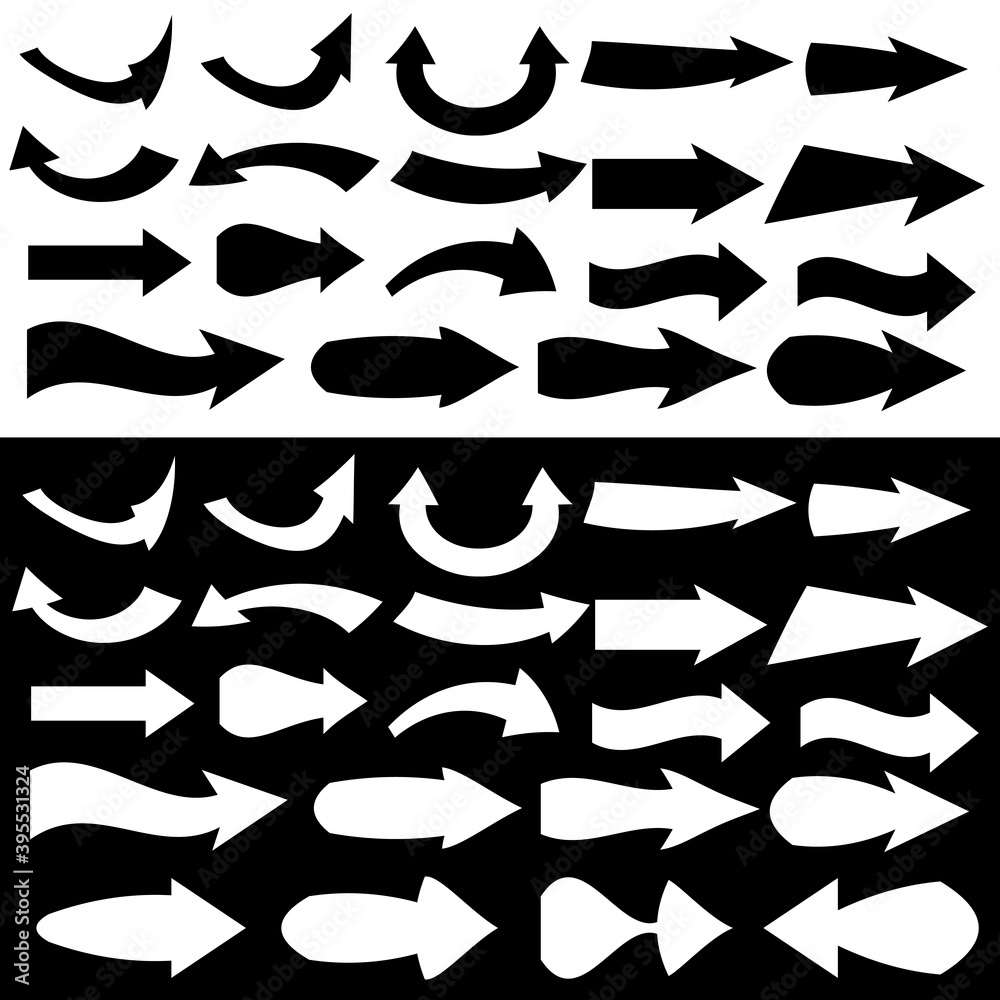 Multiple Black Arrow Icon Sets Multiple Black Arrow Icon Sets