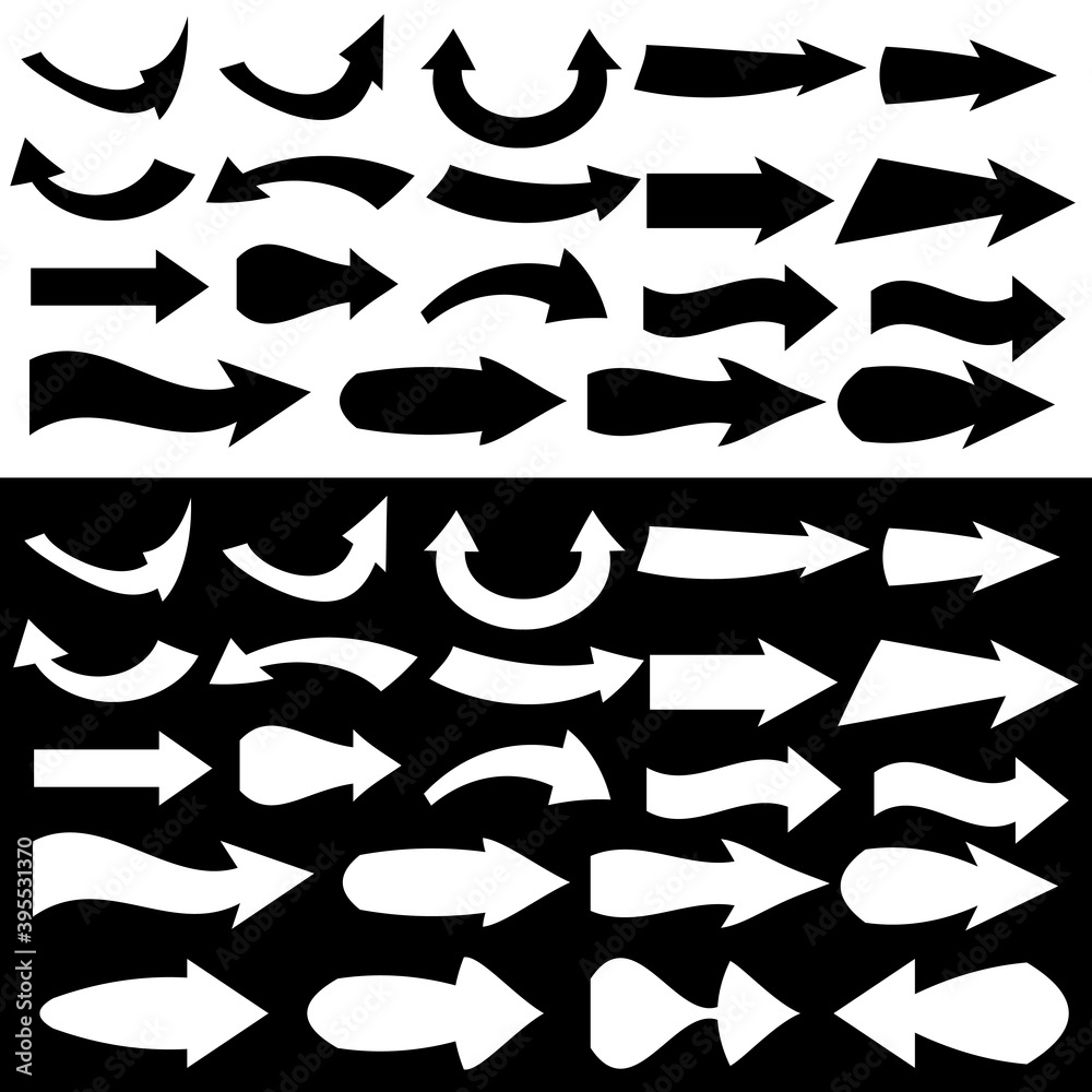 Multiple Black Arrow Icon Sets Multiple Black Arrow Icon Sets
