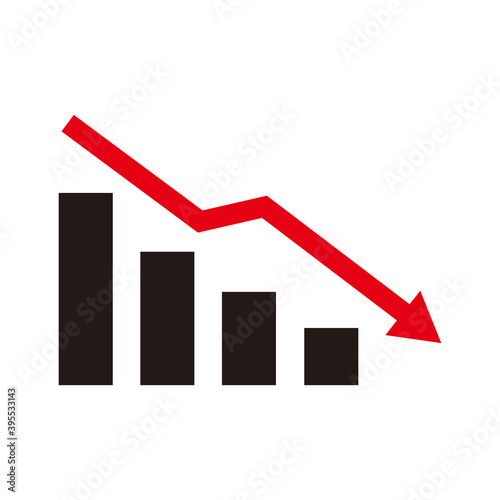 graph down red volume with column grapghs vector illustration Free Download graph down red volume with column grapghs vector illustration - GFXLoad