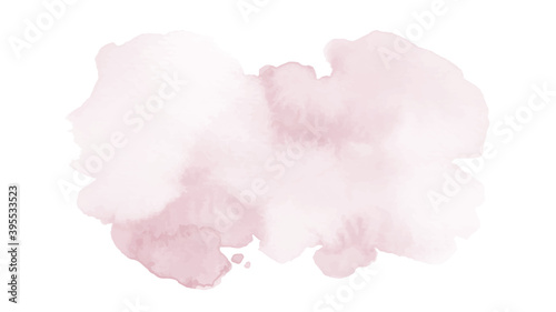 Soft pink and harmony background of stain splash watercolor