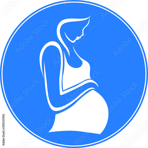 pregnant women icon vector illustration