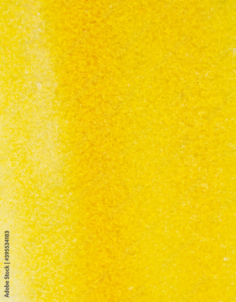 Yellow paint on the snow in winter. Yellow paint on the snow in winter.