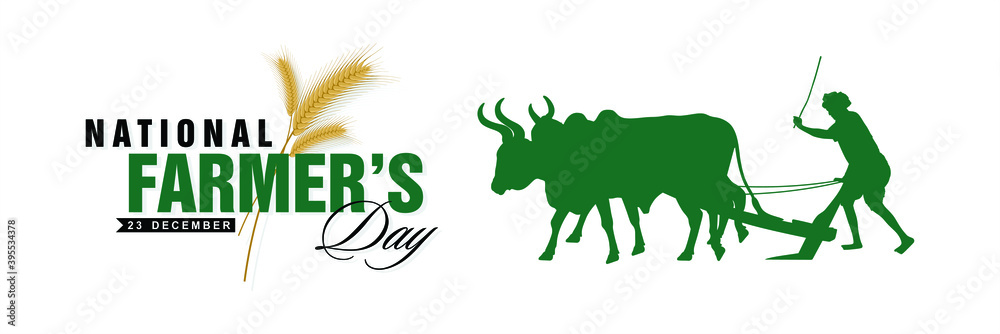 National Farmers Day Banner - Illustration Stock Vector | Adobe Stock
