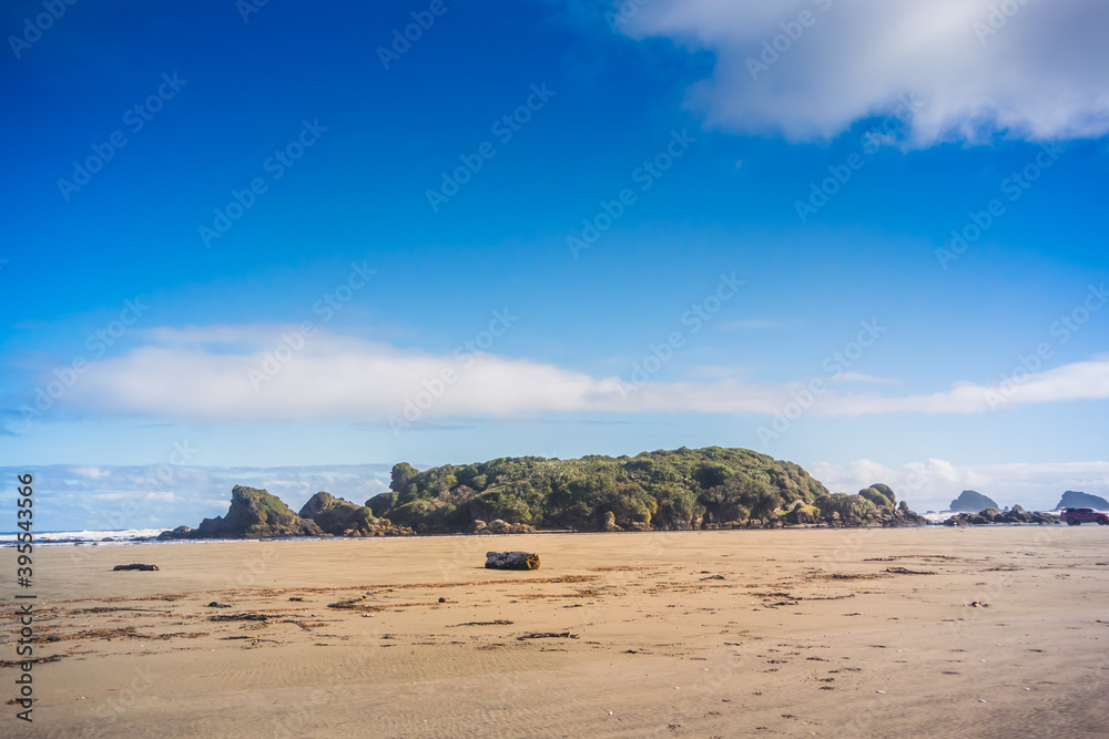 Cucao beach landscape at Chiloé island in Chile. Cucao beach landscape at Chiloé island in Chile.