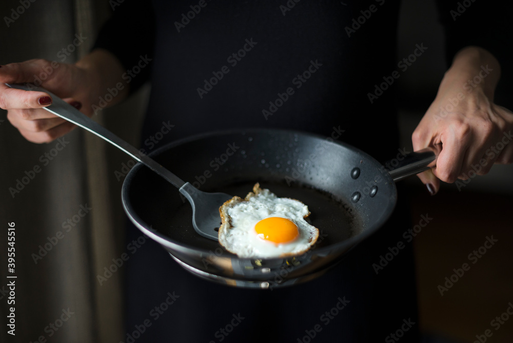 © Foodlovers - A fried egg in a pan