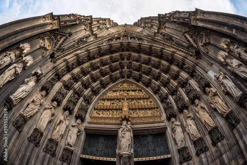 detail of a cathedral