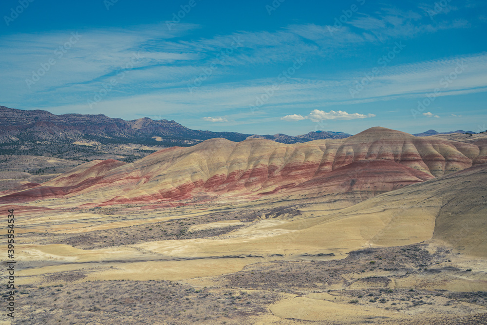 Fototapeta premium Painted Hills area of John Day Fossil Beds National Monument