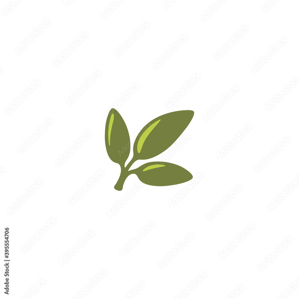 Naklejka premium Herb vector isolated icon illustration. Herb icon