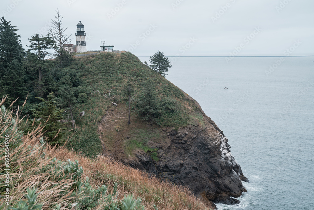 Cape Disappointment Lighthouse in Washington State at the State Park