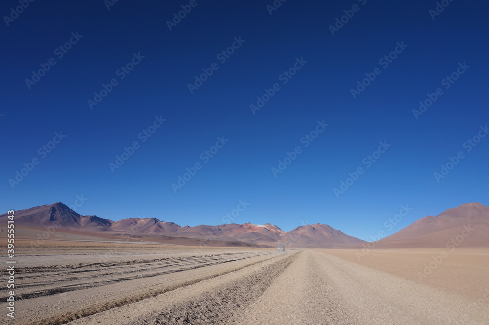 road in the desert atacama chile