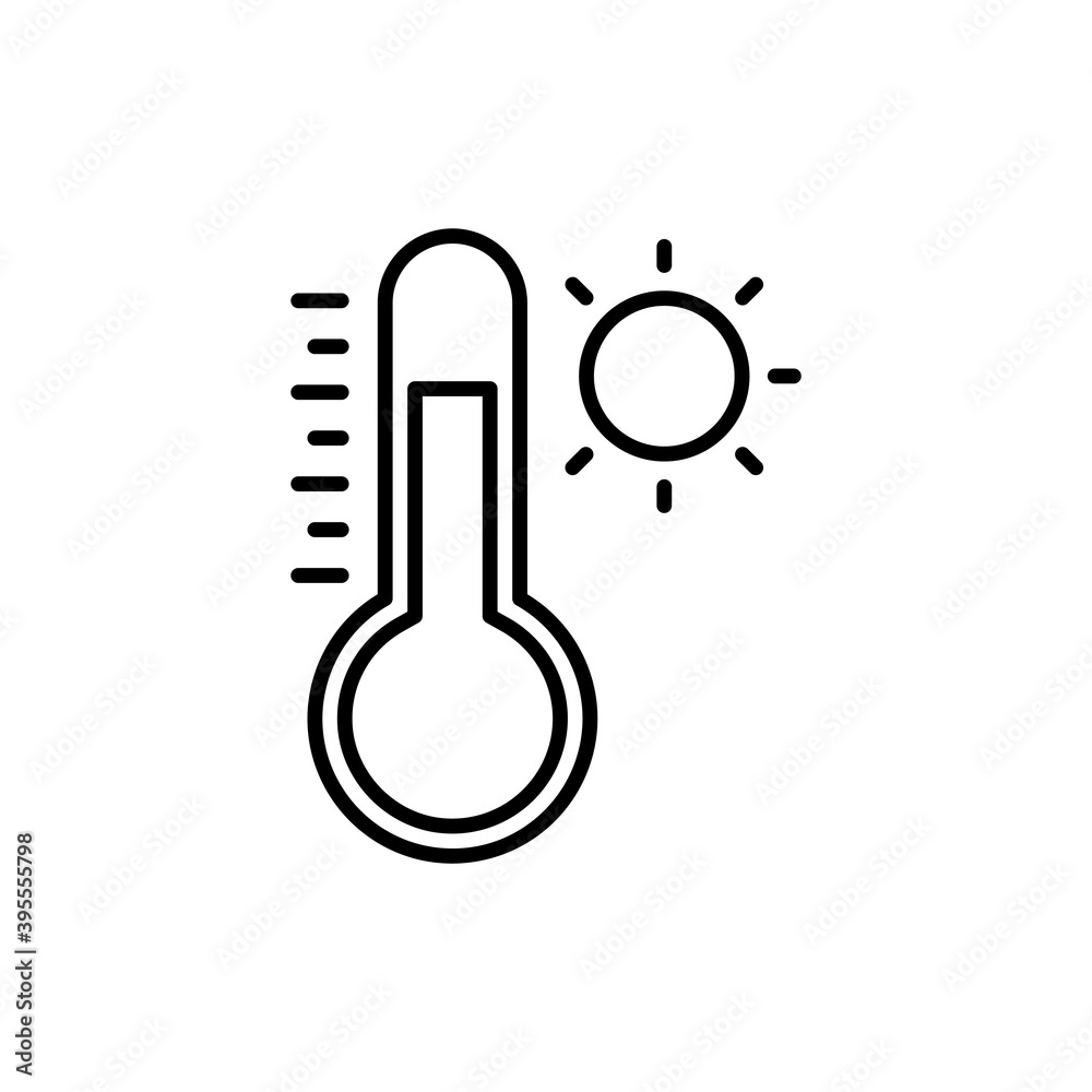  Weather Outline illustration style Icon. EPS File 10