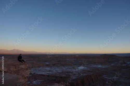 sunset in the mountains atacama chile