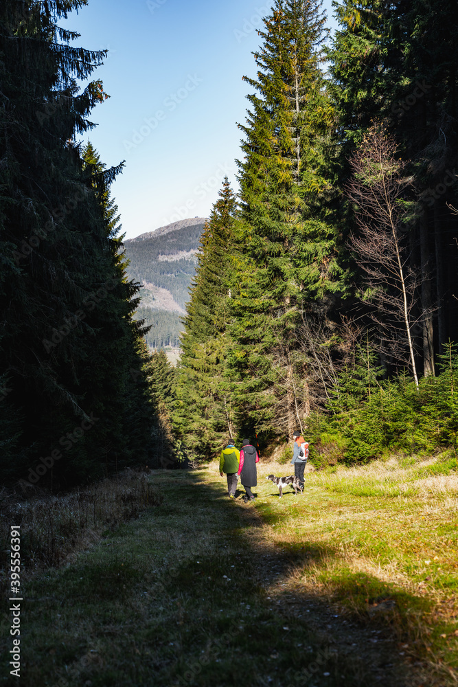 Pec pod Sněžkou, Czech republic. walk on mountains Pec pod Sněžkou, Czech republic. walk on mountains