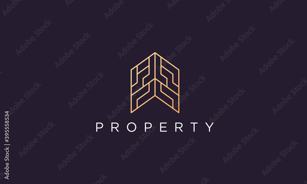 logo design template for a luxury and classy property company with a professional and modern style logo design template for a luxury and classy property company with a professional and modern style