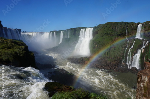 waterfall in rainbow Foz Iguaçu
