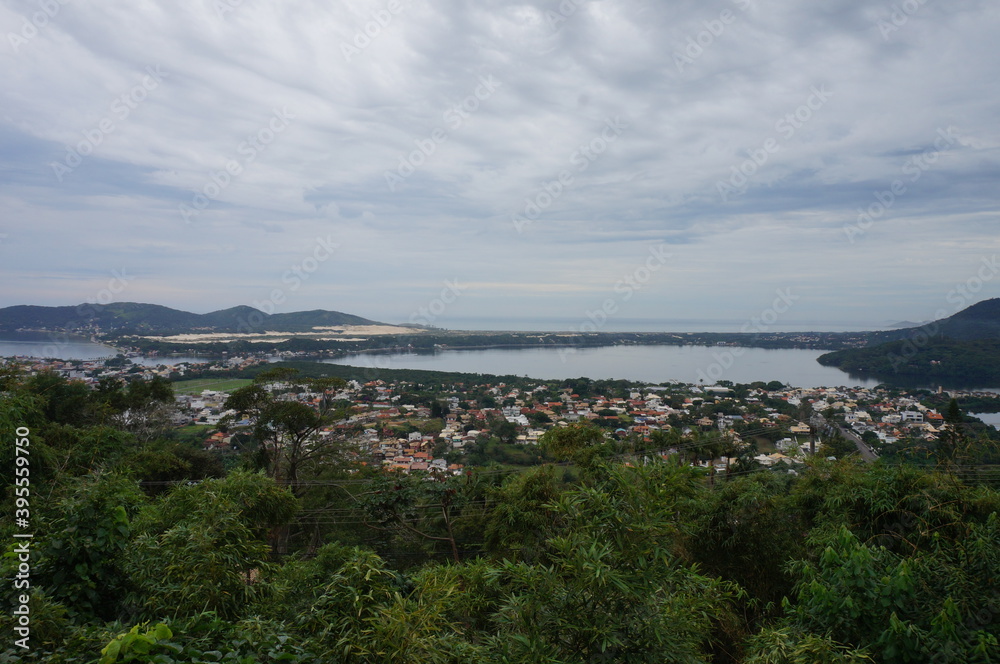 view of the city of the sea Florianópolis 