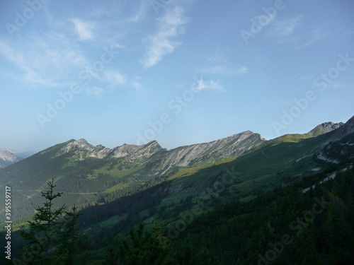 Mountain crossing Ammergau Alps