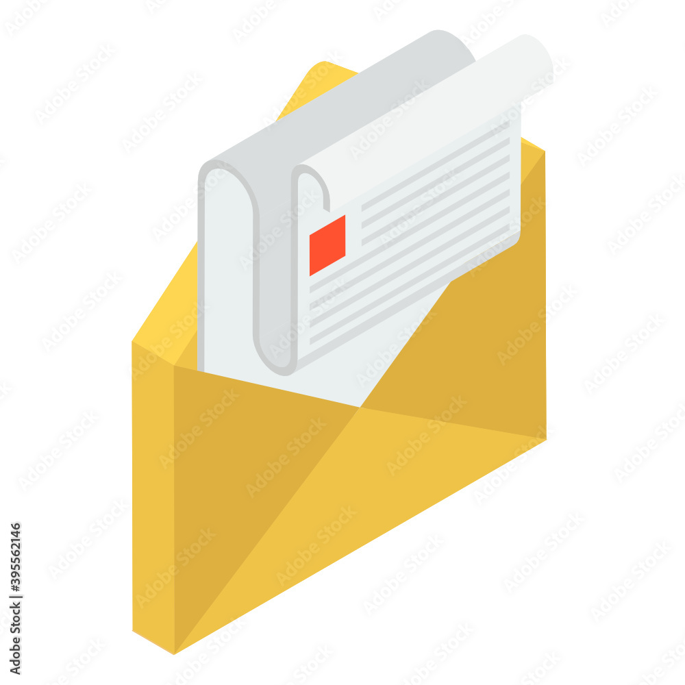
Back arrow with envelope, a perfect icon of mail reply
