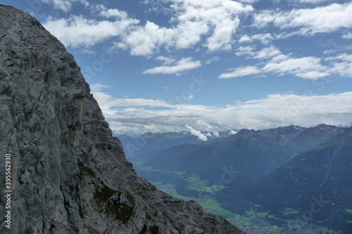 Mountain hiking to Hohe Munde mountain, Tyrol, Austria © BirgitKorber