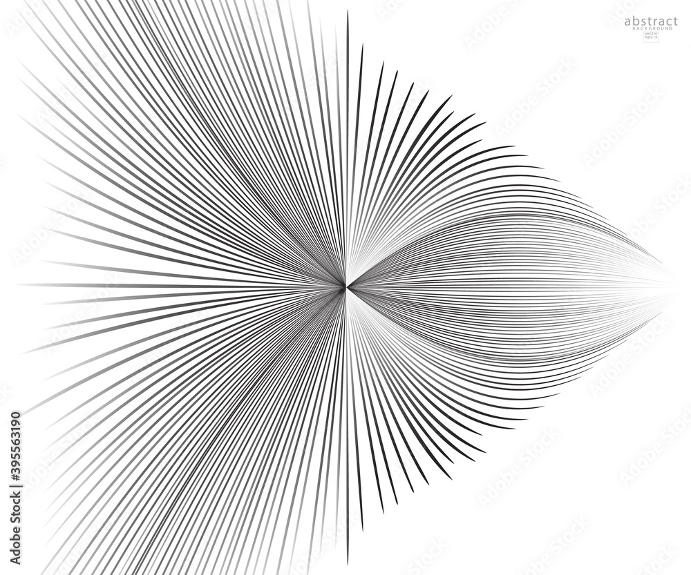 Speed lines Flying particles Seamless pattern, Fight stamp Manga graphic texture, Comic book speed horizontal lines on white background
