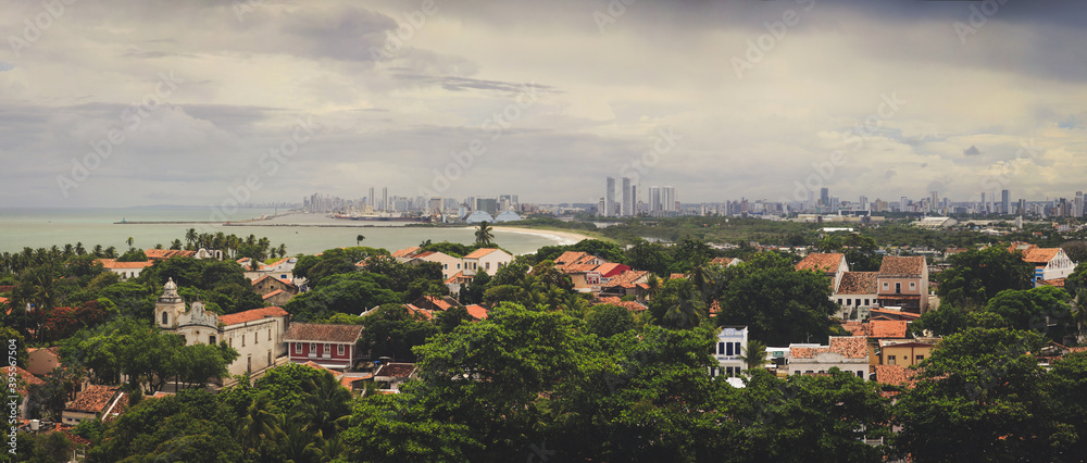 Fototapeta premium Brasilien, Olinda, Blick auf Recife