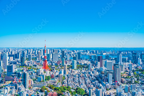 日本の首都・東京の摩天楼 ~ The landscape of Tokyo, one of the three largest cities in the world ~	 #395568720