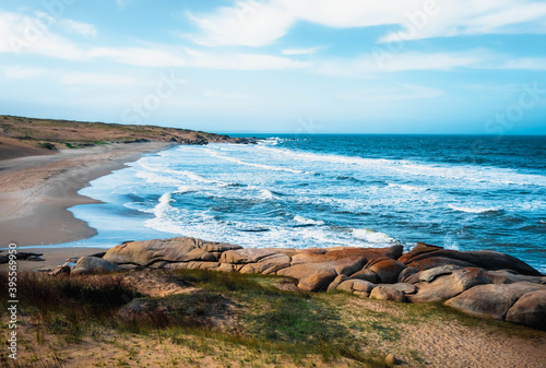 waves on the beach