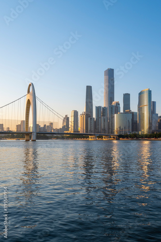 The architectural scenery of Guangzhou, China