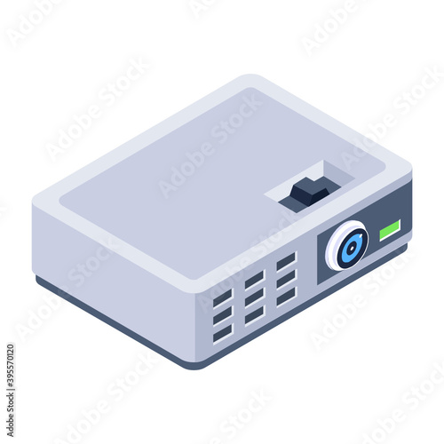 Wallpaper Mural 
An icon design of projector, isometric vector of electronic device for presentation purpose 
 Torontodigital.ca