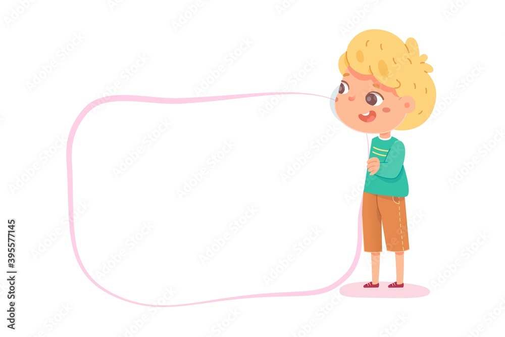 Kid diploma design template. Happy boy holding border for school or kindergarten certificate vector illustration. Elementary education success. Smiling student on white background Kid diploma design template. Happy boy holding border for school or kindergarten certificate vector illustration. Elementary education success. Smiling student on white background