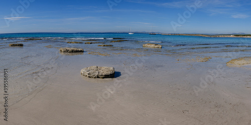 Es Perengons Petits beach, Es Trenc, Campos, Mallorca, Balearic Islands, Spain
