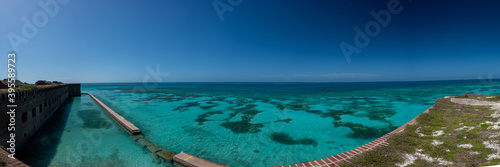 Panoramam From The Top of Fort Jefferson