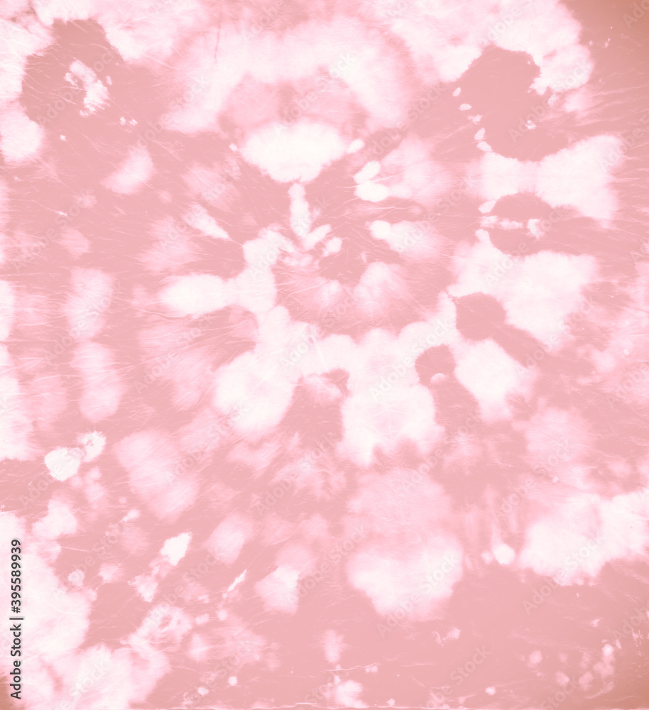 Circular Ink Effect. Color Cool Background. Batik 