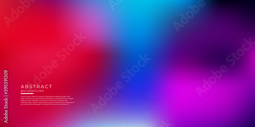 Colorful blur background with blue red purple tosca green vivid color