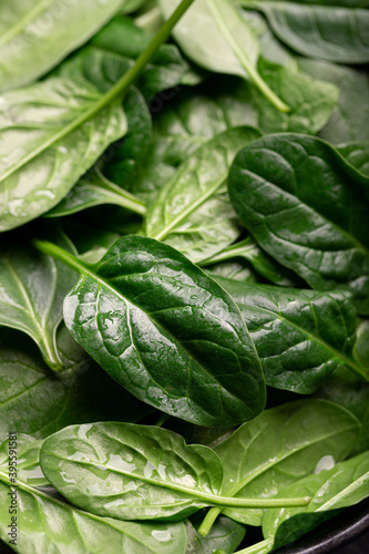Baby spinach leaves