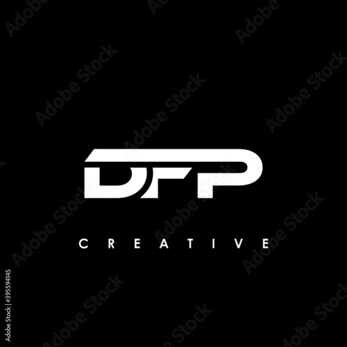 DFP Letter Initial Logo Design Template Vector Illustration