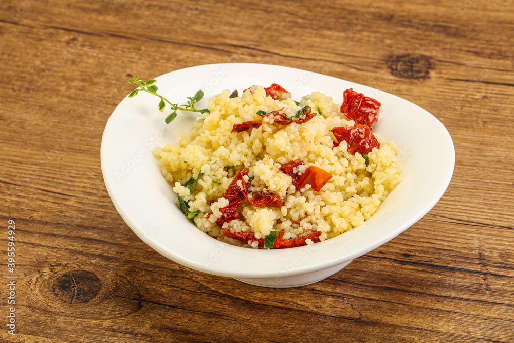 Vegetarian uisine - couscous with vegetables Vegetarian uisine - couscous with vegetables